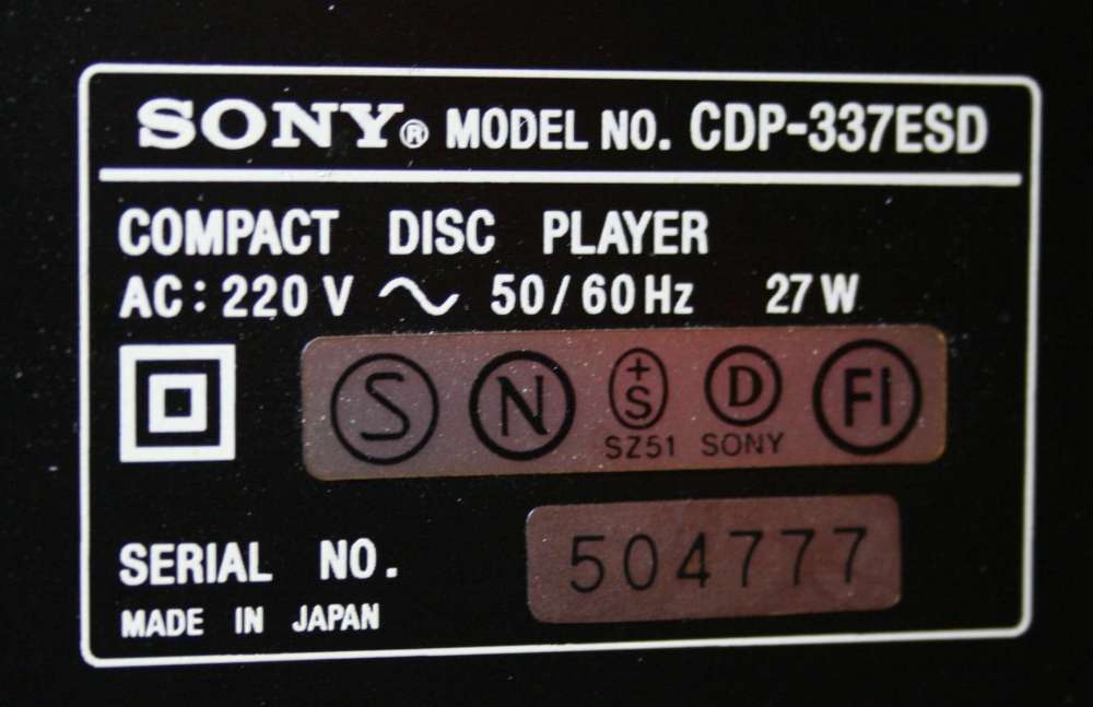 sony cdp-337esd